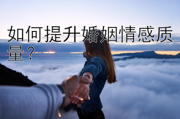 如何提升婚姻情感质量？