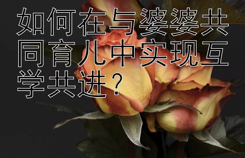 如何在与婆婆共同育儿中实现互学共进？