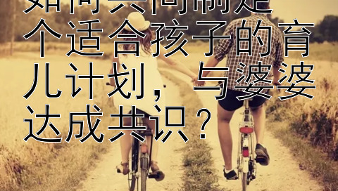 如何共同制定一个适合孩子的育儿计划，与婆婆达成共识？