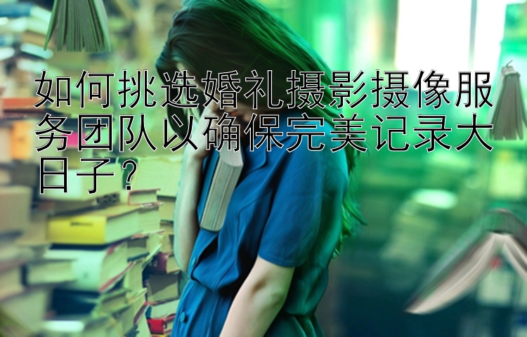 如何挑选婚礼摄影摄像服务团队以确保完美记录大日子？