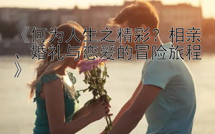 《何为人生之精彩？相亲、婚礼与恋爱的冒险旅程》