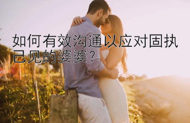 如何有效沟通以应对固执己见的婆婆？