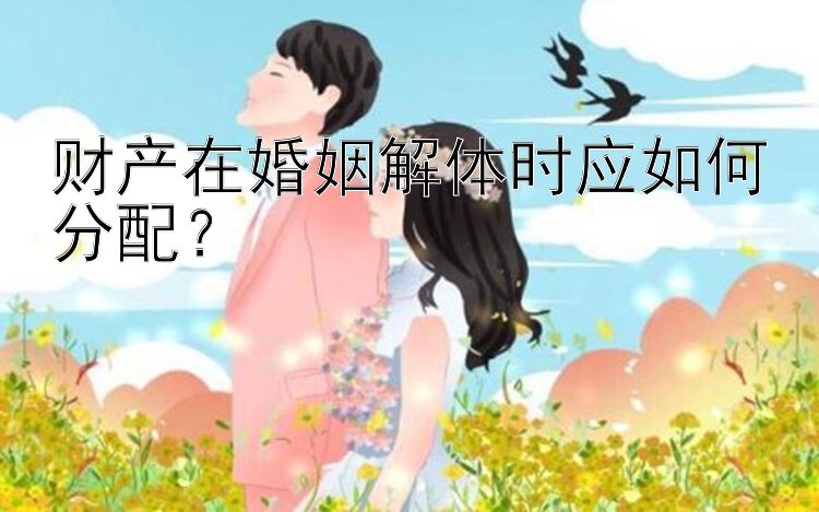 财产在婚姻解体时应如何分配？