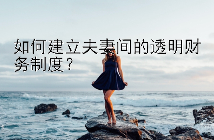 如何建立夫妻间的透明财务制度？