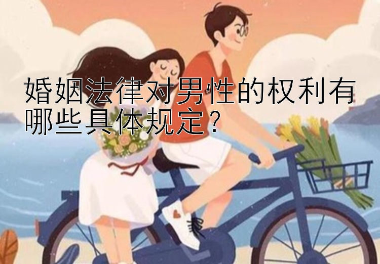 婚姻法律对男性的权利有哪些具体规定？