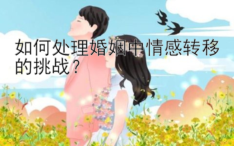 如何处理婚姻中情感转移的挑战？